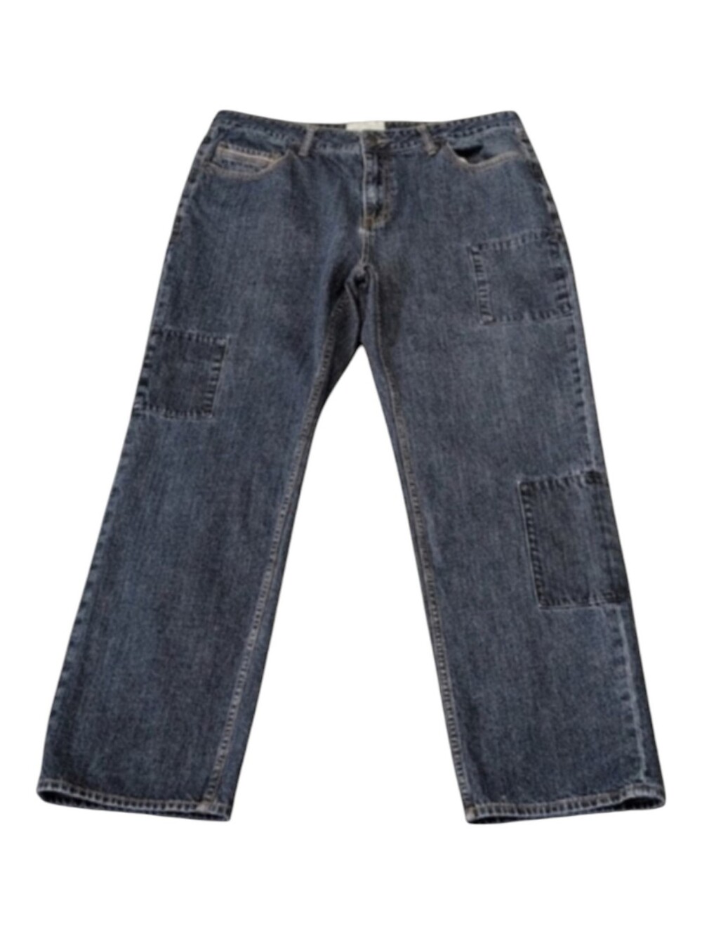 Sun + Stone Patch Jeans Men's Relaxed Fit Med Wash 38x32
